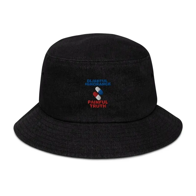 Painful Bliss Denim Bucket Hat